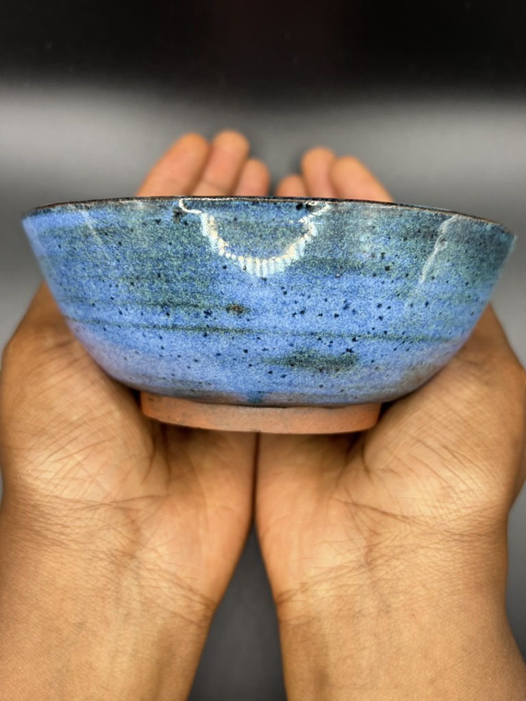 Small blue bowl